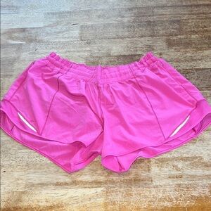 Women's Pink Athletic Shorts lulu lemon